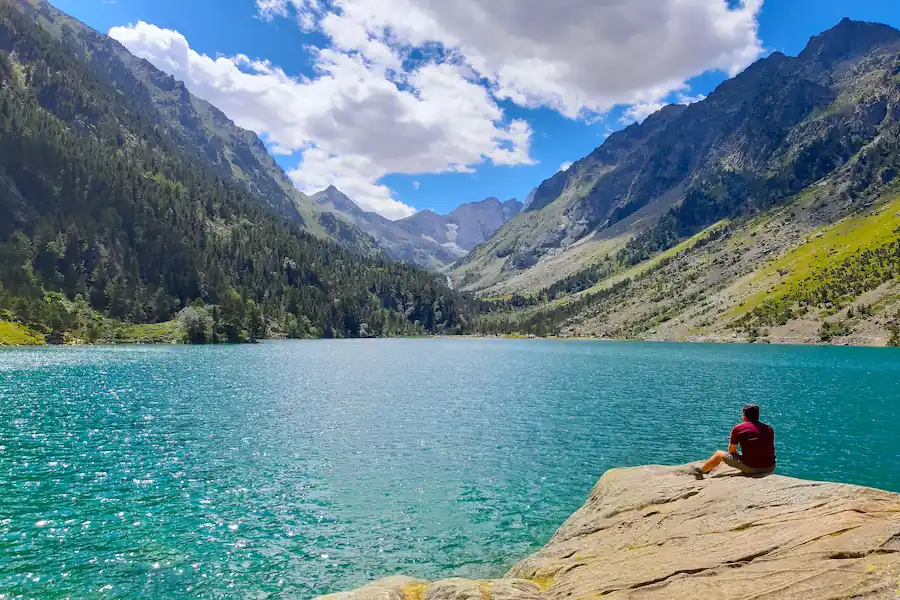 El Lago de Gaube con impresionantes vistas al pico Vignemale al fondo