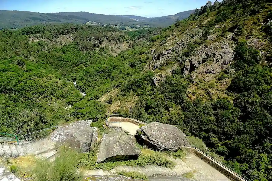 Vistas desde el mirador de la Fervenza do Toxa