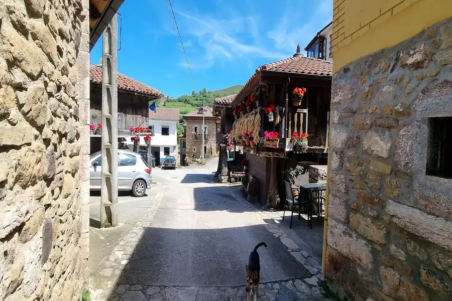 Pedroveya Calles tradicionales del pueblo de Pedroveya