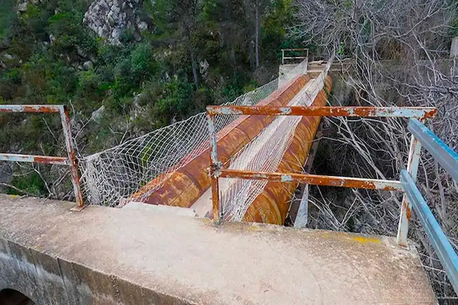 Inicio de la ruta Vía Verde del Serpis