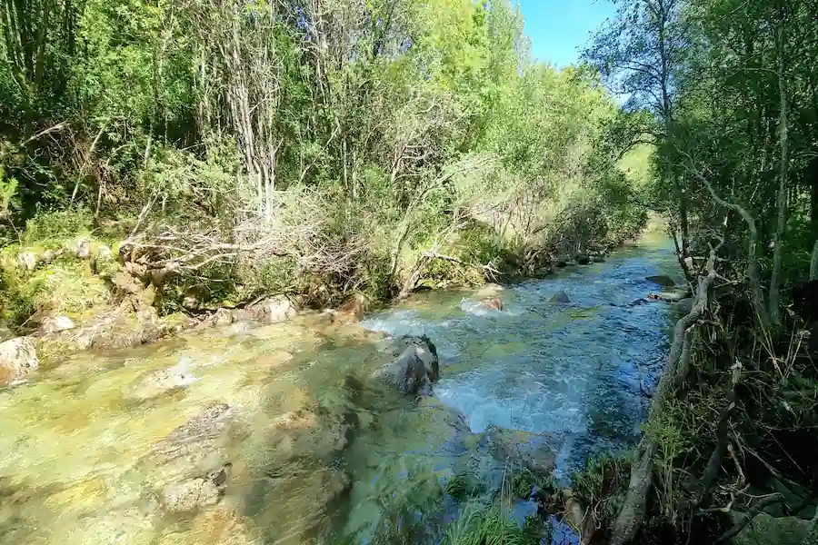 Postal del río Caldo Otra vista espectacular del río Caldo