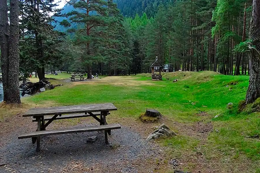 Lugar perfecto para hacer un picnic en la ruta