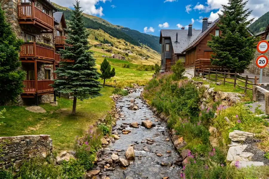 Paisaje en la zona de Pleta Peu del Riu