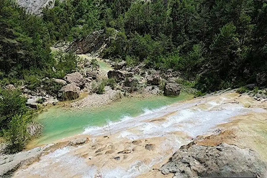 Primera poza Llegada a la primera de las pozas de San Martín