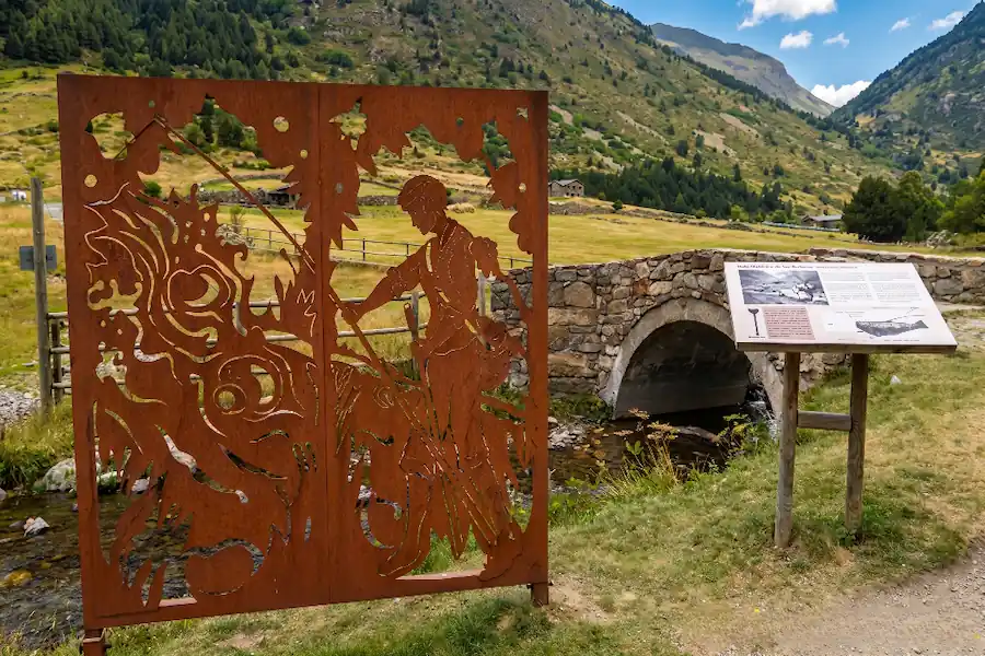 Puente de madera conocido como Puente de Buena Vida