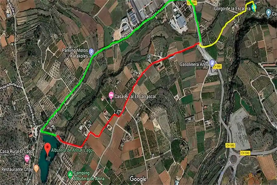 Mapa de la ruta