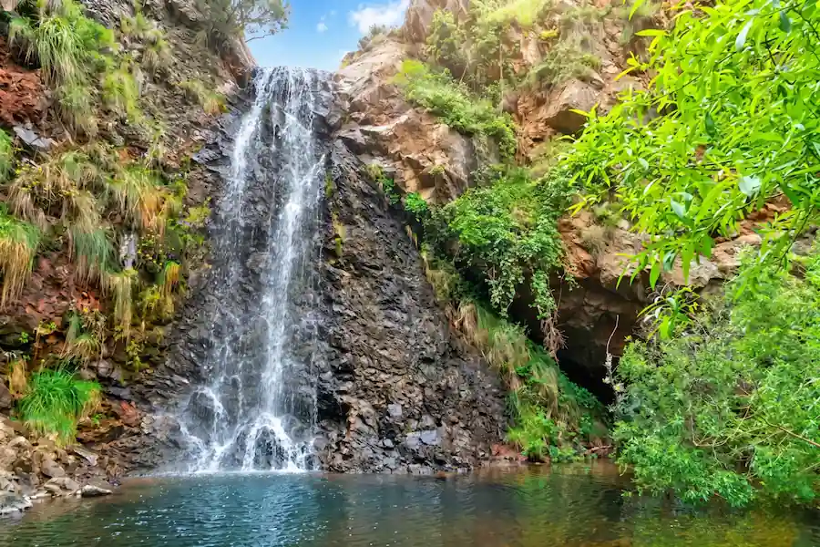 Aguas cristalinas en el Charco de la Virgen