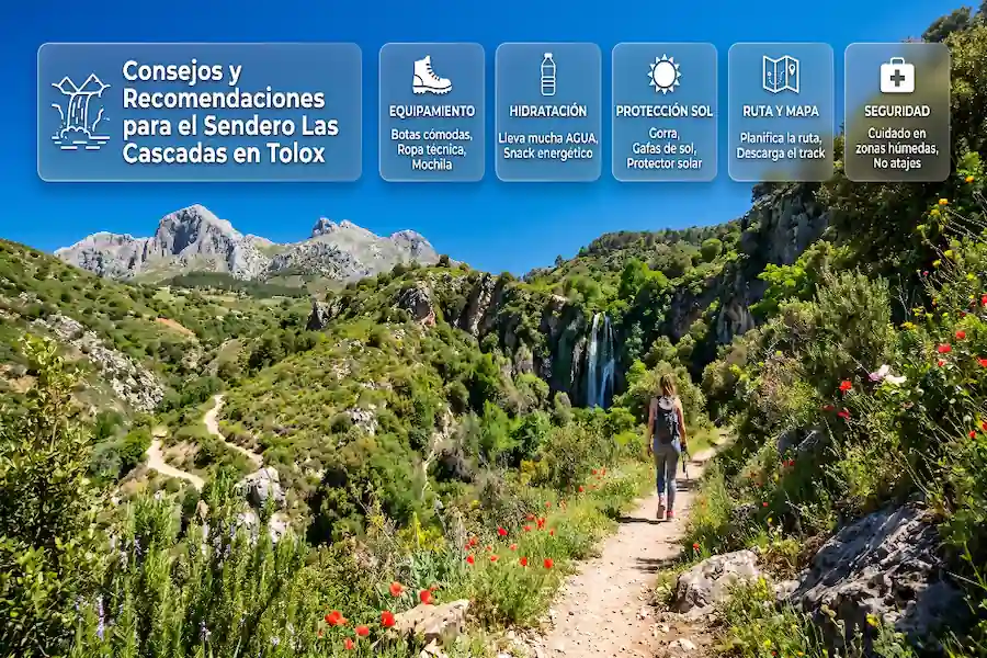 Guía de consejos y recomendaciones imprescindibles para realizar el Sendero Las Cascadas en Tolox