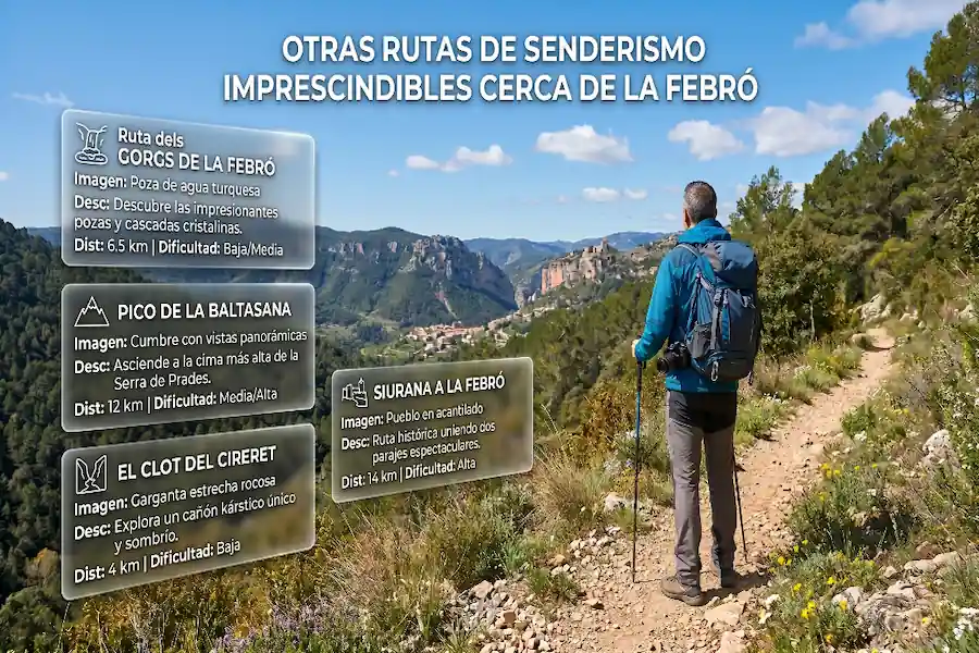 Rutas de senderismo imprescindibles en los alrededores de La Febró