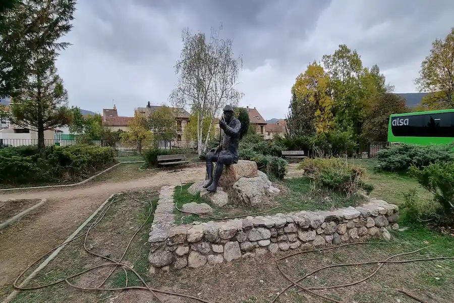 Zona arbolada del Parque de los Cascajales