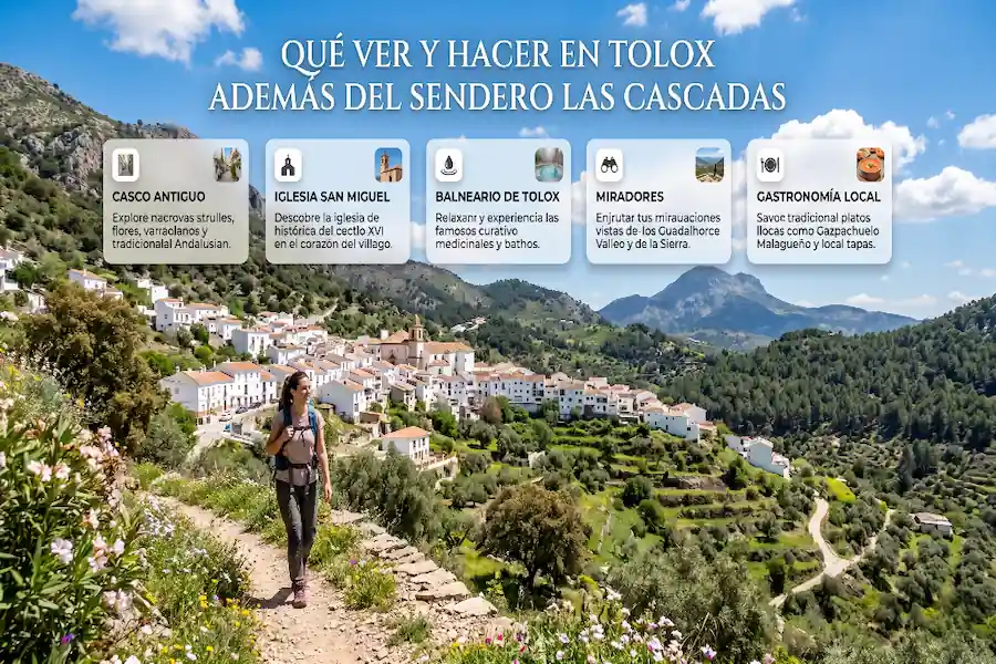 Lugares de interés y actividades sobre qué ver y hacer en el pueblo de Tolox