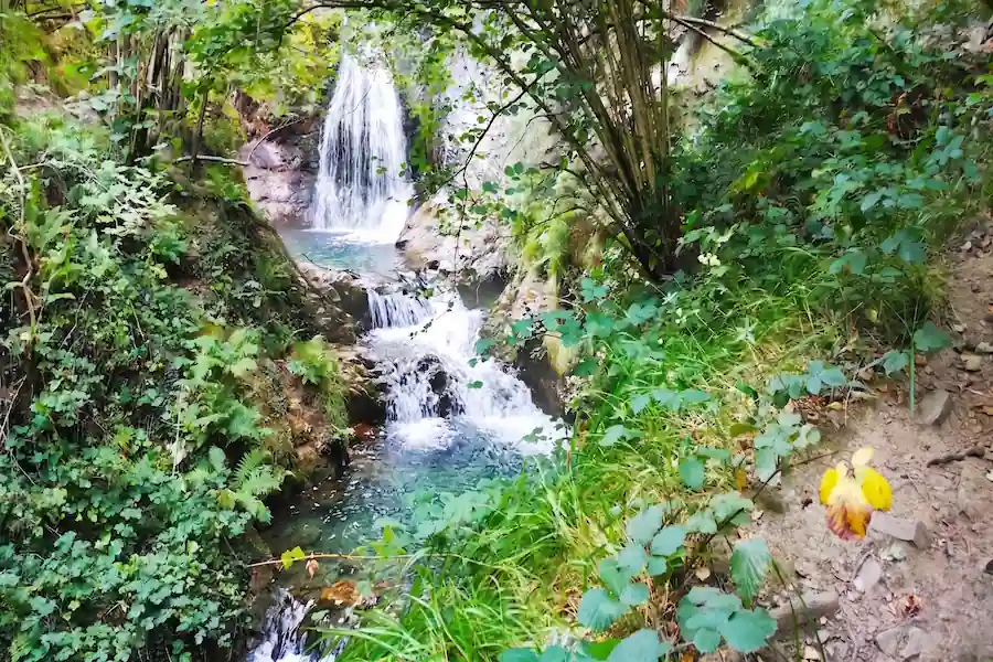 Varios saltos de agua