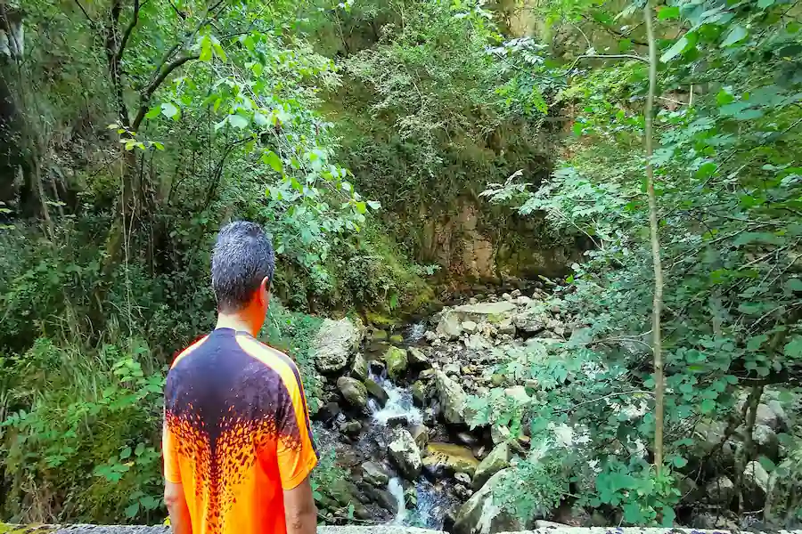Vista panorámica del río del Alba